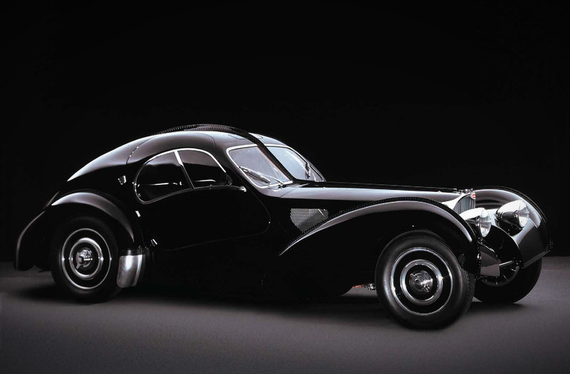 Bugatti 57Sc Atlantic - Lady in Black