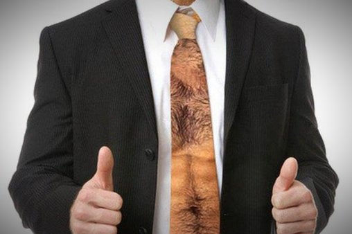 Diese Krawatte ist für echte Männer