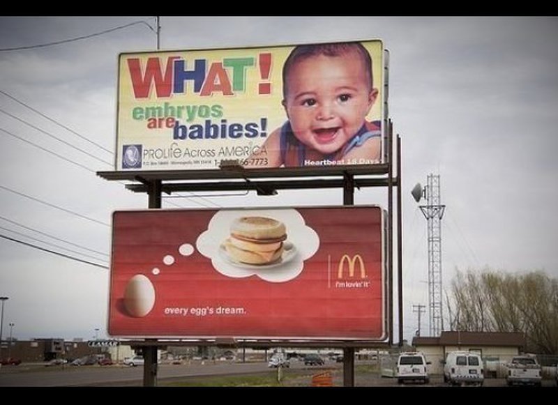 Anti-Abtreibungs-Kampagne vs. McDonalds