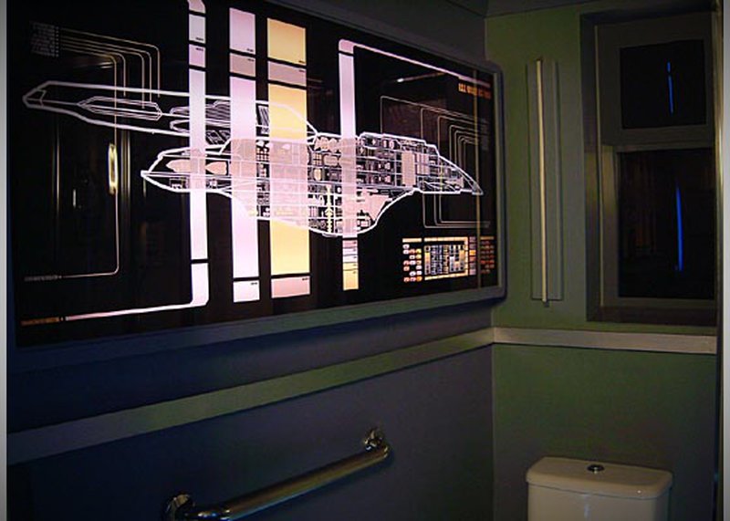 Die Voyager im Star Trek-Apartment