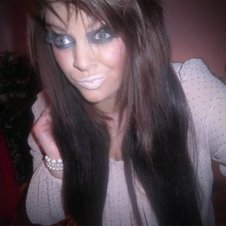 Frau mit Make-Up-Multi-Fail
