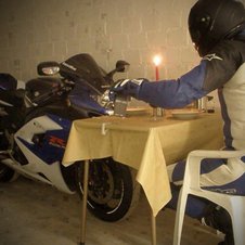 Candle Light Dinner mit dem Bike