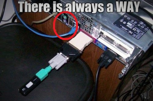 USB über Umwege anschließen